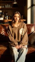 Damenstrickpullover