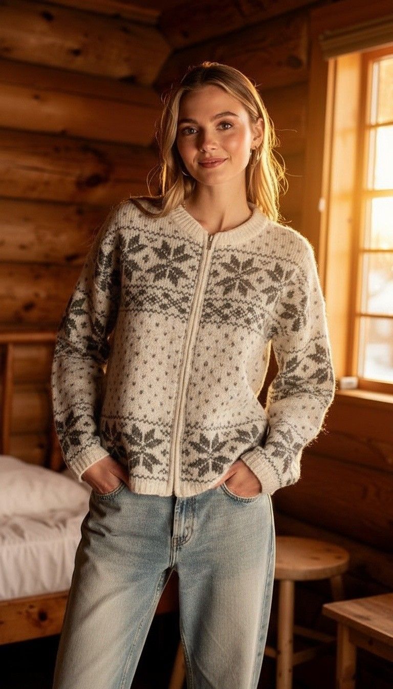 Damenstrickjacke