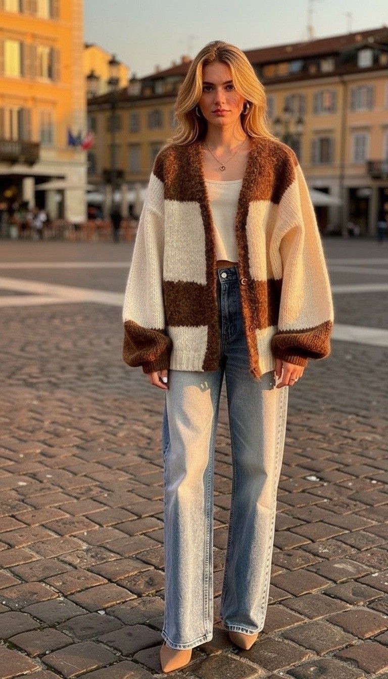 Damenstrickjacke