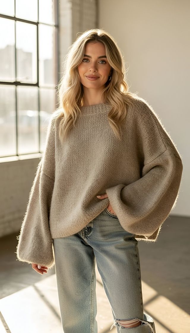 Damenstrickpullover