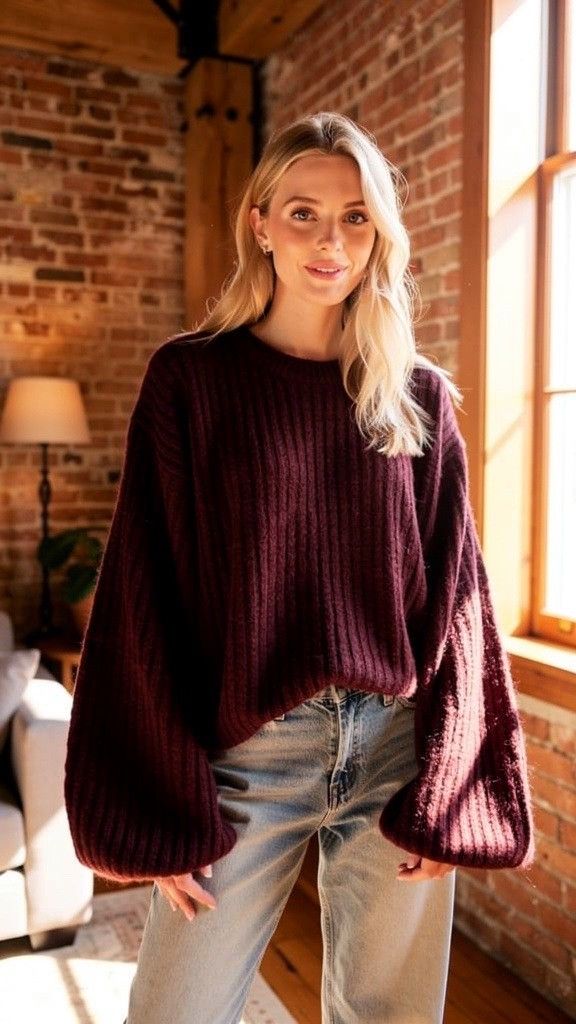 Damenstrickpullover