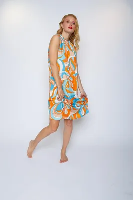 Risy & Jerfs Damenkleid tonno panna